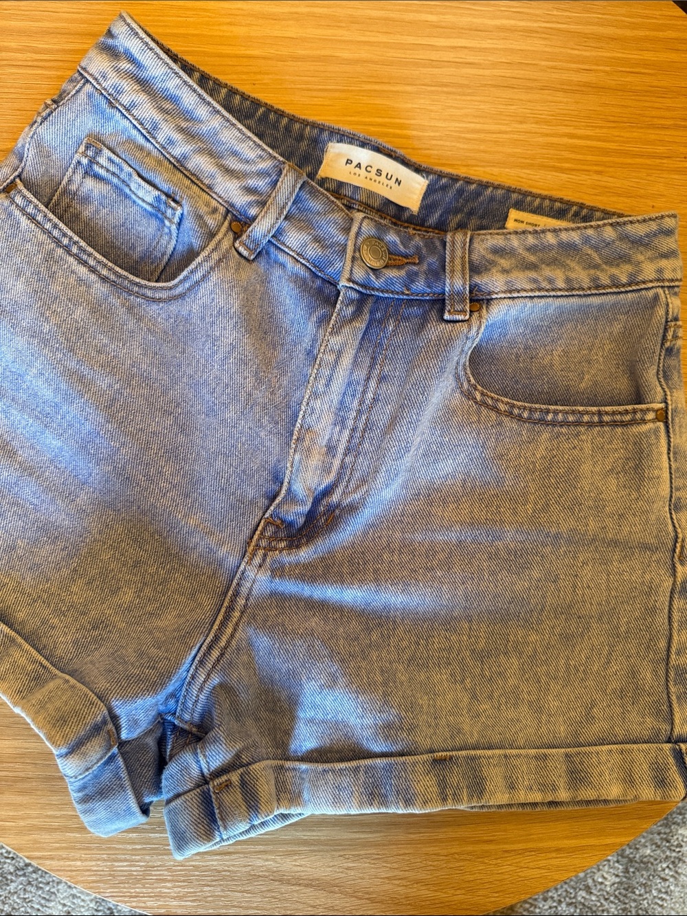 PacSun Light Blue Denim Shorts